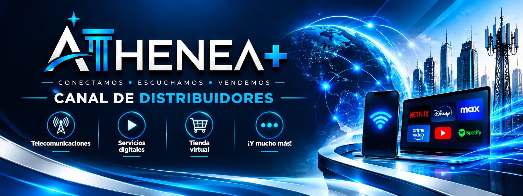 Banner de ATHENEA+ DISTRIBUIDORES